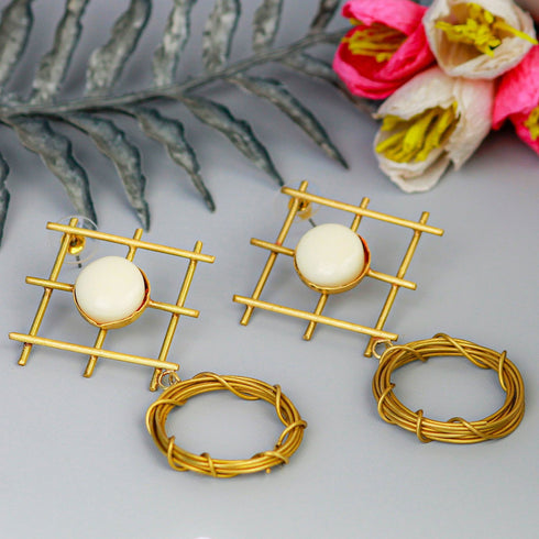 GIO Nest Earrings - The Earth Store - Fashion Accessories